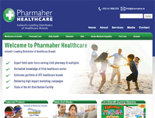 Tablet Screenshot of pharmaher.ie